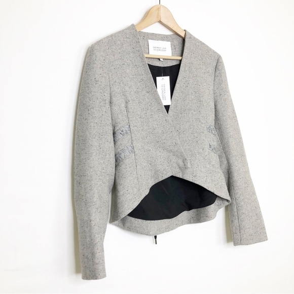 Derek lam 10 Crosby Gray tweed jacket - Picture 8 of 10